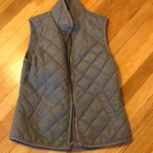 Quilted Gray Vest